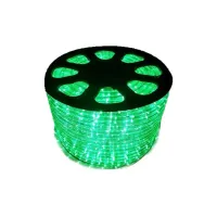 Mangueira Luminosa LED Redonda Rolo 100mts VERDE 13mm