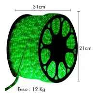 Mangueira Estrobo LED Redonda Rolo 100mts  - Foto 3