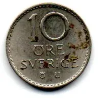 Suécia - 1965 - 10 Ore - Foto 2