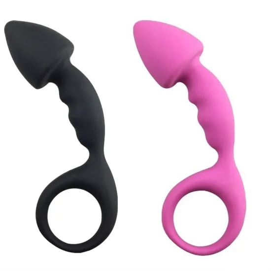 Estimulador de Próstata em Silicone com Alça13 x 3cm - PM-004