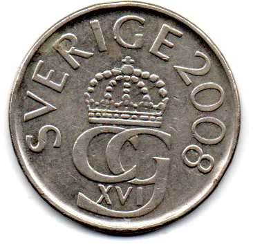 Suécia - 2008 - 5 Kronor