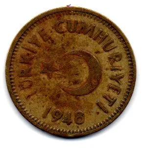 Turquia - 1948 - 25 Kurus