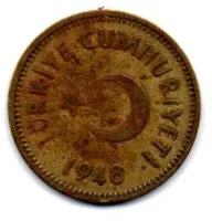 Turquia - 1948 - 25 Kurus