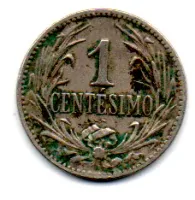 Uruguai - 1924 - 1 Centésimo - Foto 2