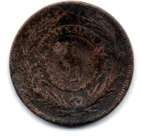 Uruguai - 1869 - 4 Centésimos - Foto 2