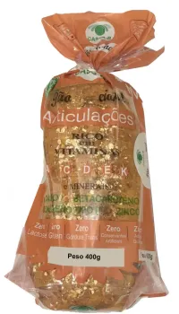 Pão Sem Gluten, Sem Lactose, com Função Anti-Inflamatória 400g
