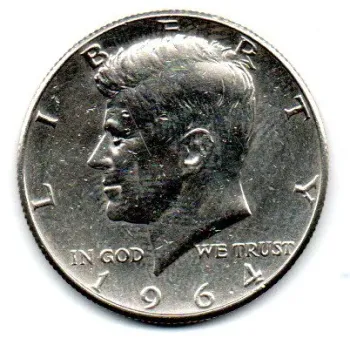 Estados Unidos - 1964 - 50 Cents - Half Dollar - Prata .900 - Aprox. 12,5g - 31mm - Polida