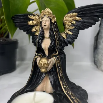 Deusa da Morte Ajoelhada (Resina) - Foto 2