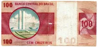 C145 - 100 Cruzeiros - Floriano Peixoto - Data: 1970 - Estado de Conservação: UTG/R - Foto 2