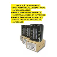 RELÉ ESTADO SÓLIDO TRIFÁSICO SSR 80A - Foto 5