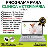 Programa para Clinica Veterinária com e Atendimento  v1.0 - FPQsystem — imagem principal