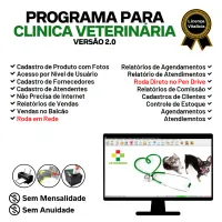 Programa para Clinica Veterinária com e Agendamento e Vendas v2.0 - FPQsystem — imagem principal