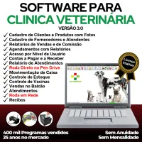 Software para Clinica Veterinária com Agendamento, Vendas e Financeiro v3.0 - FPQsystem — imagem principal