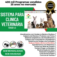 Sistema para Clinica Veterinária com Agendamento, Vendas e Financeiro v4.0 Plus - FPQsystem — imagem principal