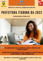 Apostila Prefeitura Itabuna BA Arquiteto 2023