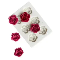 Molde de Silicone Rosa Inglesa - Foto 3