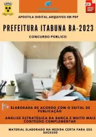 Apostila Prefeitura Itabuna BA Engenheiro Segurança 2023