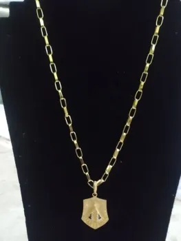 CORDÃO CADEADO + PINGENTE 