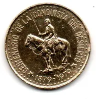 Argentina - 1979 - 50 Pesos - Comemorativa - Centenário da Conquista do Deserto - Polida
