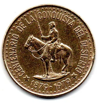 Argentina - 1979 - 100 Pesos - Comemorativa - Centenário da Conquista do Deserto - Polida