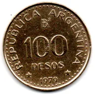 Argentina - 1979 - 100 Pesos - Comemorativa - Centenário da Conquista do Deserto - Polida - Foto 2
