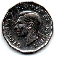 Canadá - 1947 - 5 Cents - Polida - C/ Arranhão - Foto 2