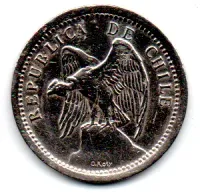 Chile - 1940 - 20 Centavos - Polida - Foto 2