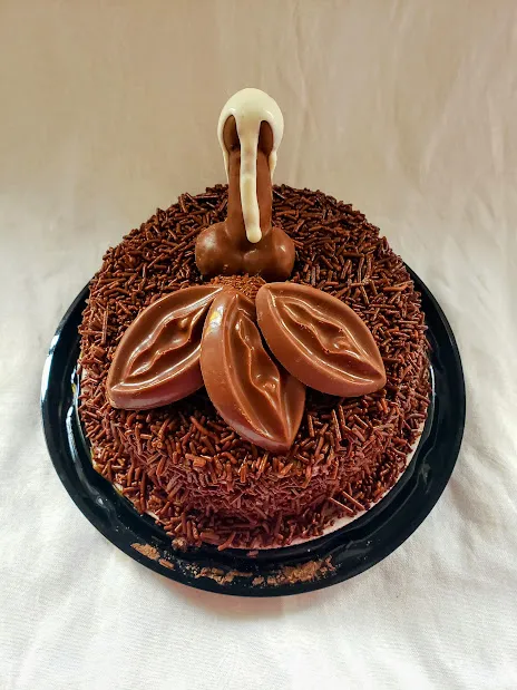 Bolo Erotico com Penis e Vagina