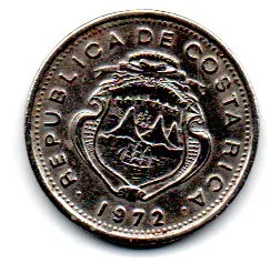 Costa Rica - 1972 - 10 Centimos - Polida