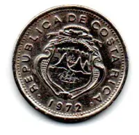 Costa Rica - 1972 - 10 Centimos - Polida