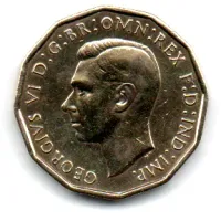 Reino Unido - 1942 - 3 Pence - Polida - Foto 2