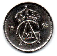 Suécia - 1963 - 50 Ore - Polida