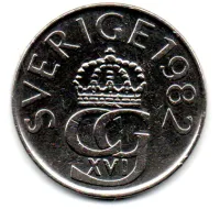 Suécia - 1982 - 5 Kronor - Polida