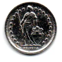 Suíça - 1969 - 1 Franc - Polida - Foto 2