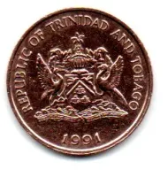 Trinidad e Tobago - 1991 - 1 Cent - Polida