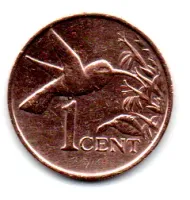 Trinidad e Tobago - 1991 - 1 Cent - Polida - Foto 2