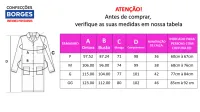 Jaleco Feminino Coloridos Manga Longa de Microfibra - Foto 6
