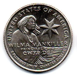Estados Unidos - 2022D - 25 Cents - Quarter Dollar - Wilma Mankiller