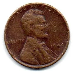 Estados Unidos - 1944 - 1 Cent - C/ Danos