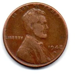 Estados Unidos - 1948D - 1 Cent