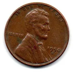 Estados Unidos - 1950D - 1 Cent - C/ Mancha