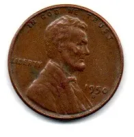 Estados Unidos - 1950D - 1 Cent - C/ Mancha