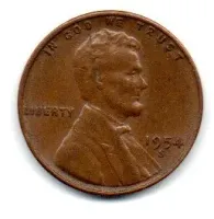 Estados Unidos - 1954S - 1 Cent