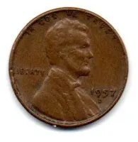 Estados Unidos - 1957D - 1 Cent