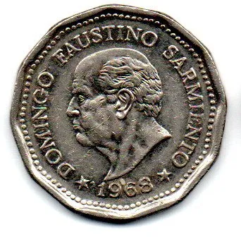 Argentina - 25 Pesos - 1968 - Comemorativa - Domingo Faustino Sarmiento