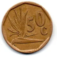 África do Sul - 1994 - 50 Cents - Foto 2