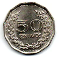 Colômbia - 1970 - 50 Centavos - Foto 2