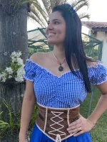 Saia Camurça Pregas/ Gode - Foto 9
