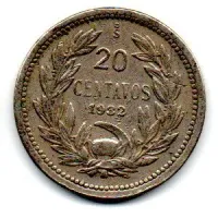Chile - 1932 - 20 Centavos