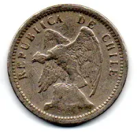 Chile - 1932 - 20 Centavos - Foto 2